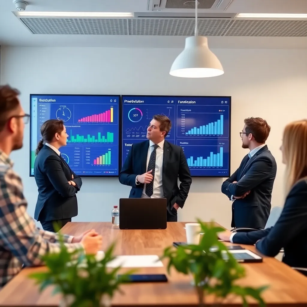 Futuristisch Nederlands kantoor met duurzame technologie